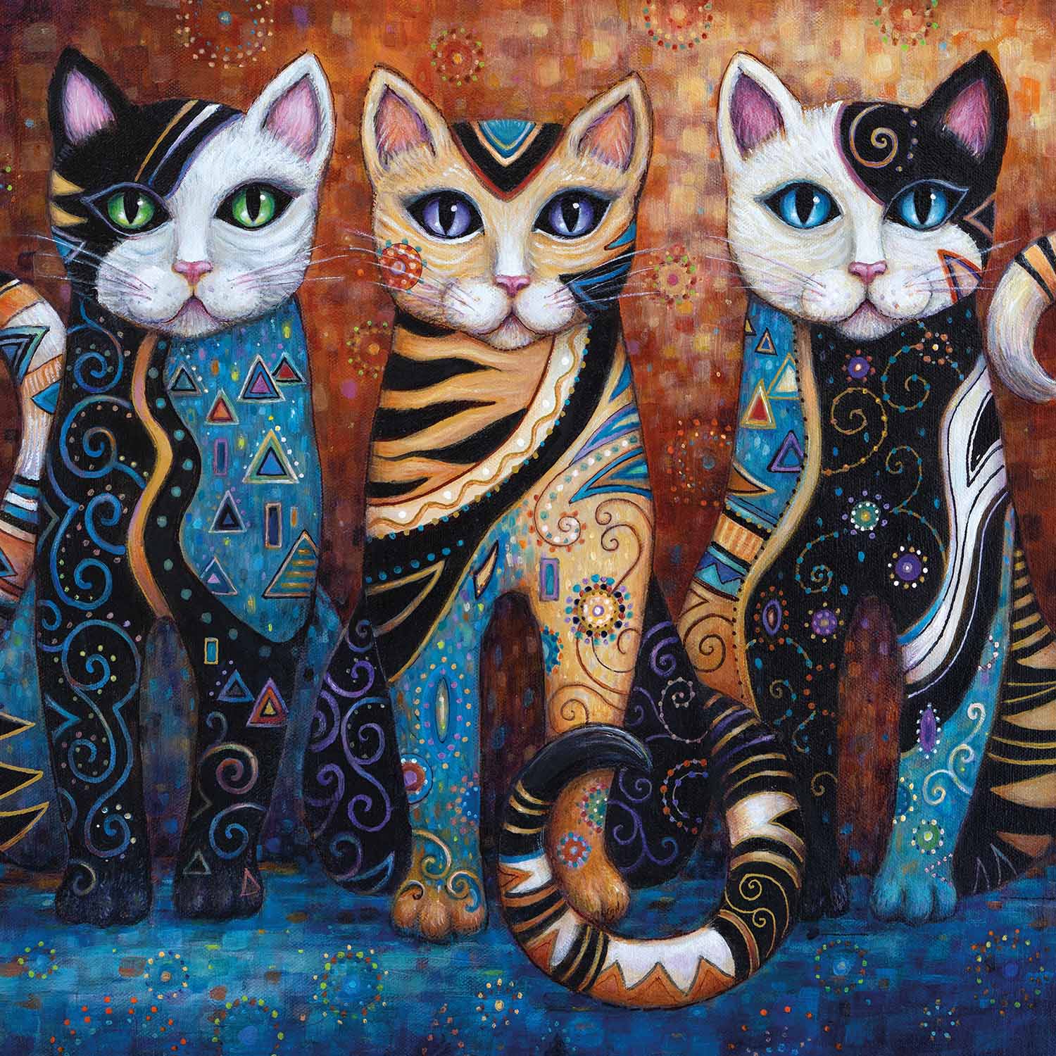 Kleo Kats - Kleo Trio Cats Jigsaw Puzzle
