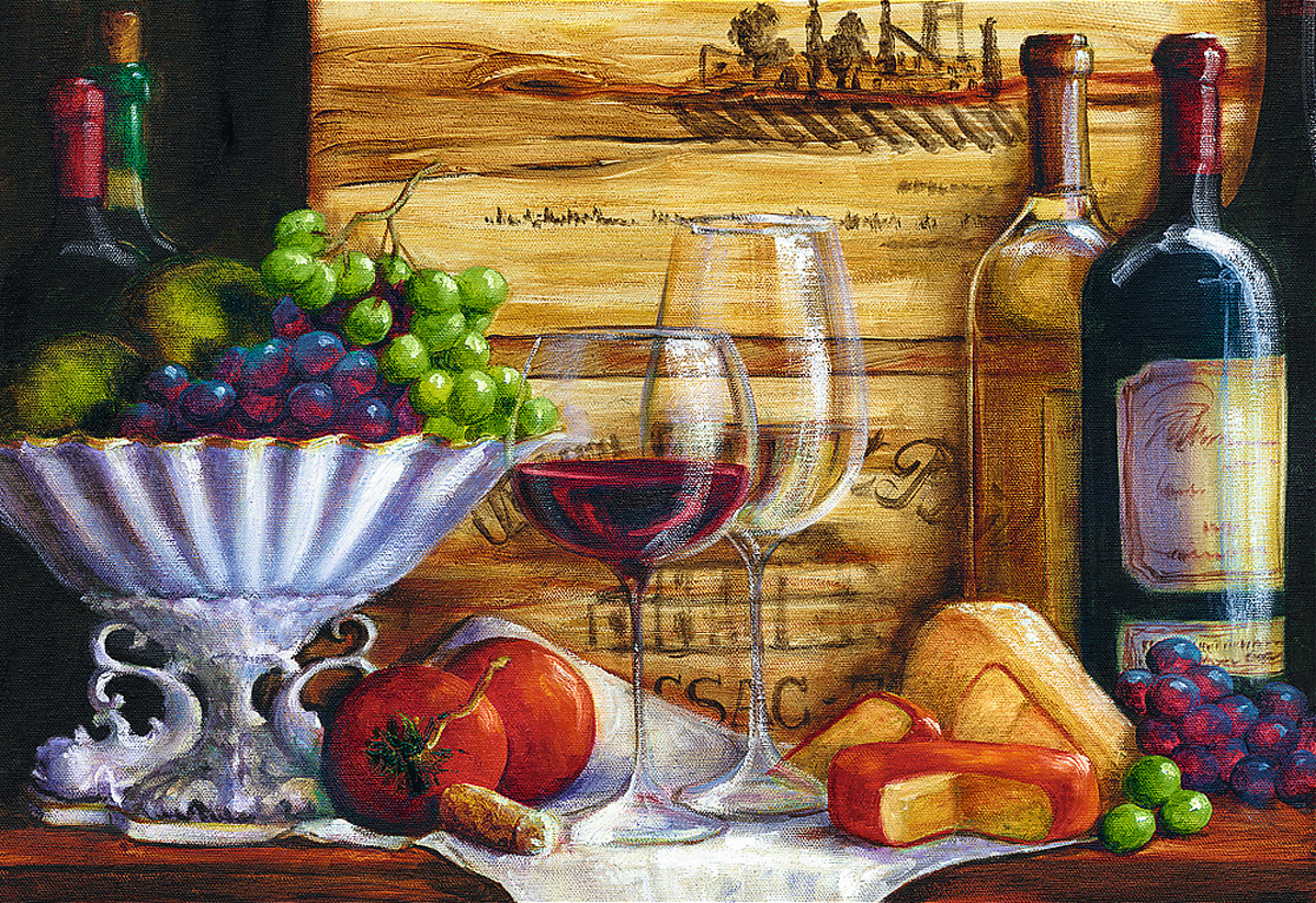In The Vineyard Drinks & Adult Beverage Jigsaw Puzzle