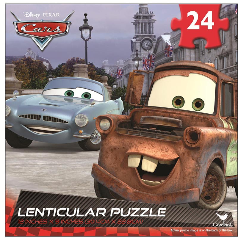 camarera Estación de policía Oh querido Lenticular - 24pc Pixar Cars 2, 24 Pieces, Cardinal Ind | Puzzle Warehouse