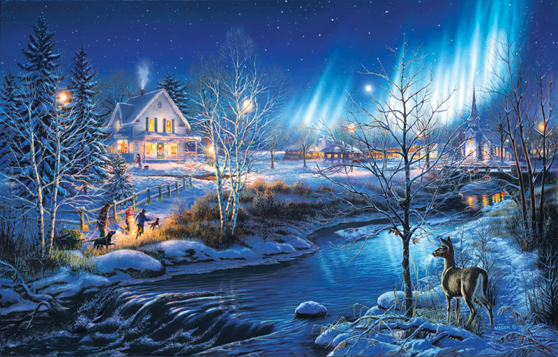 All is Bright - Scratch and Dent Winter Jigsaw Puzzle