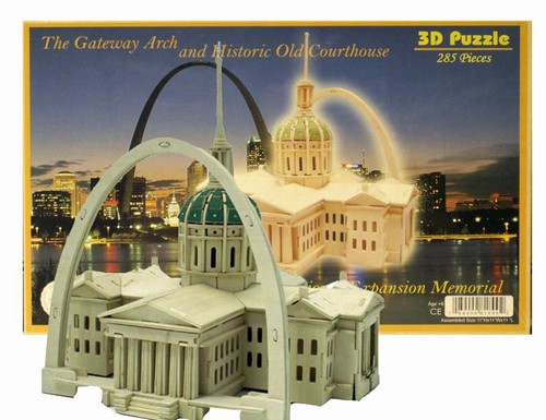 The Gateway Arch & Old Courthouse, 285 Pieces, Jefferson National Parks ...