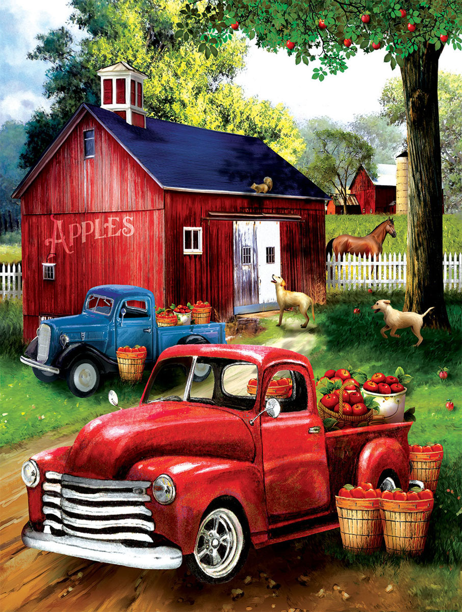 Apples for Sale - Scratch and Dent Animals Jigsaw Puzzle