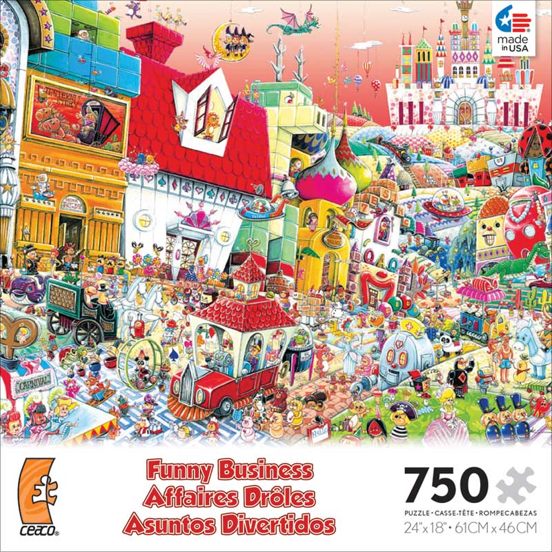 Funny Business - Toy Town Jigsaw Puzzle | PuzzleWarehouse.com