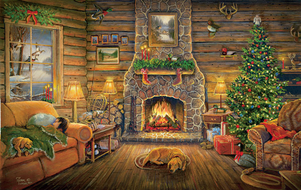 Holiday Rest - Scratch and Dent Christmas Jigsaw Puzzle