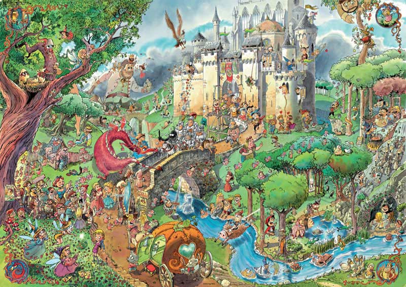 Fairy Tales Dragon Jigsaw Puzzle