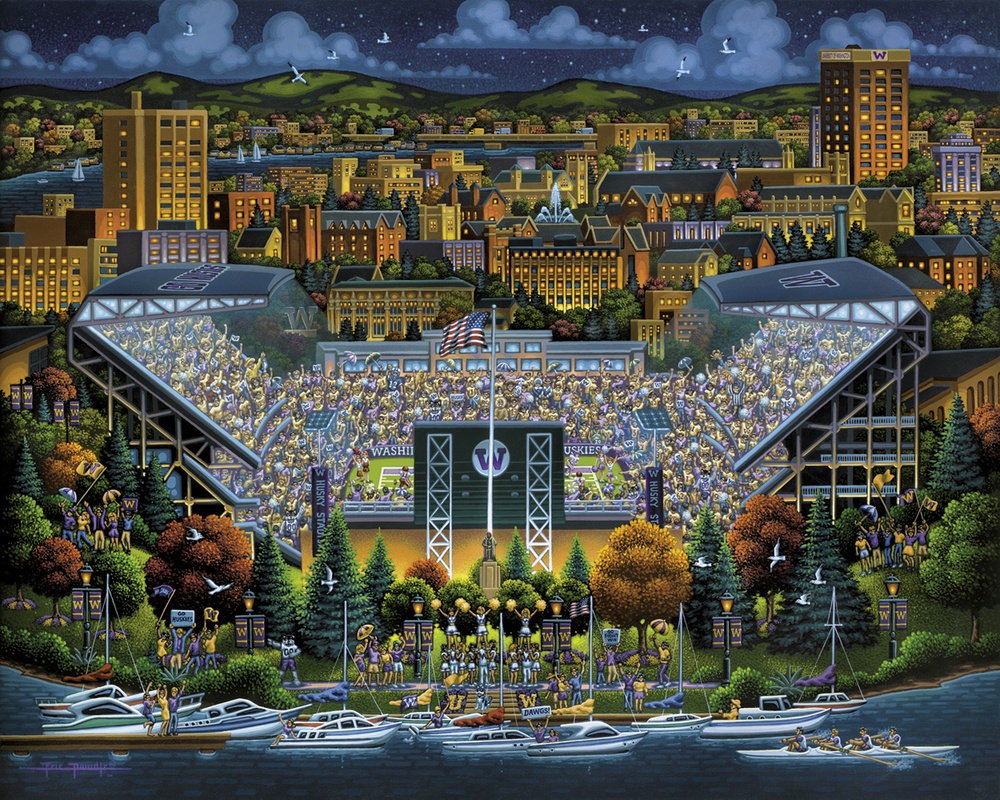 Washington Huskies Sports Jigsaw Puzzle