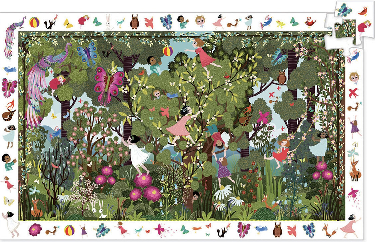 Garden Play Time Forest Jigsaw Puzzle