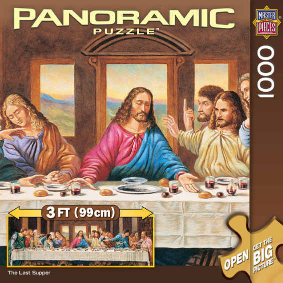 Last Supper - Scratch And Dent, 1000 Pieces, MasterPieces | Puzzle ...