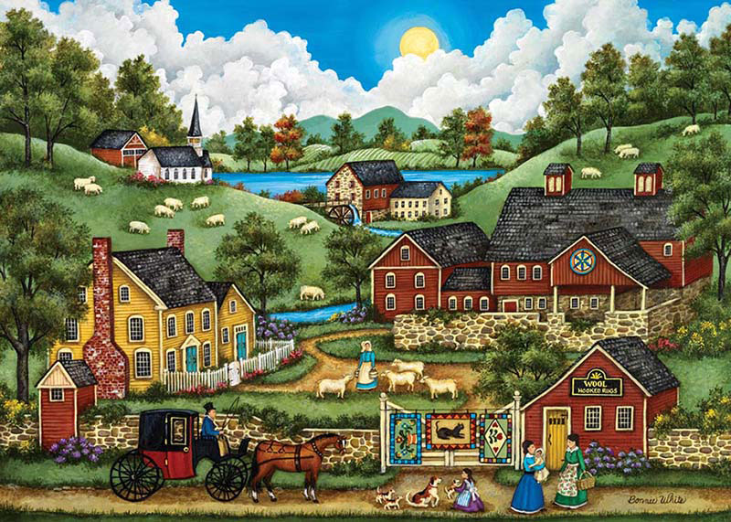 A Roadside Stop, 500 Pieces, MasterPieces | Puzzle Warehouse