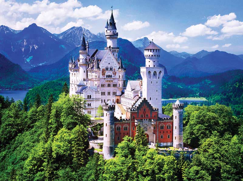 Neuschwanstein Castle, 500 Pieces, Masterpieces 