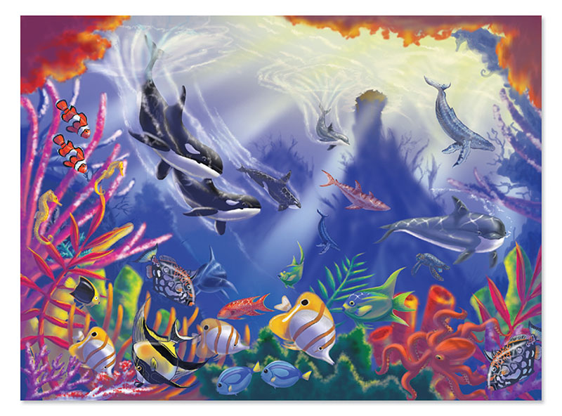 Majestic Depths, 300 Pieces, Melissa and Doug | Puzzle Warehouse