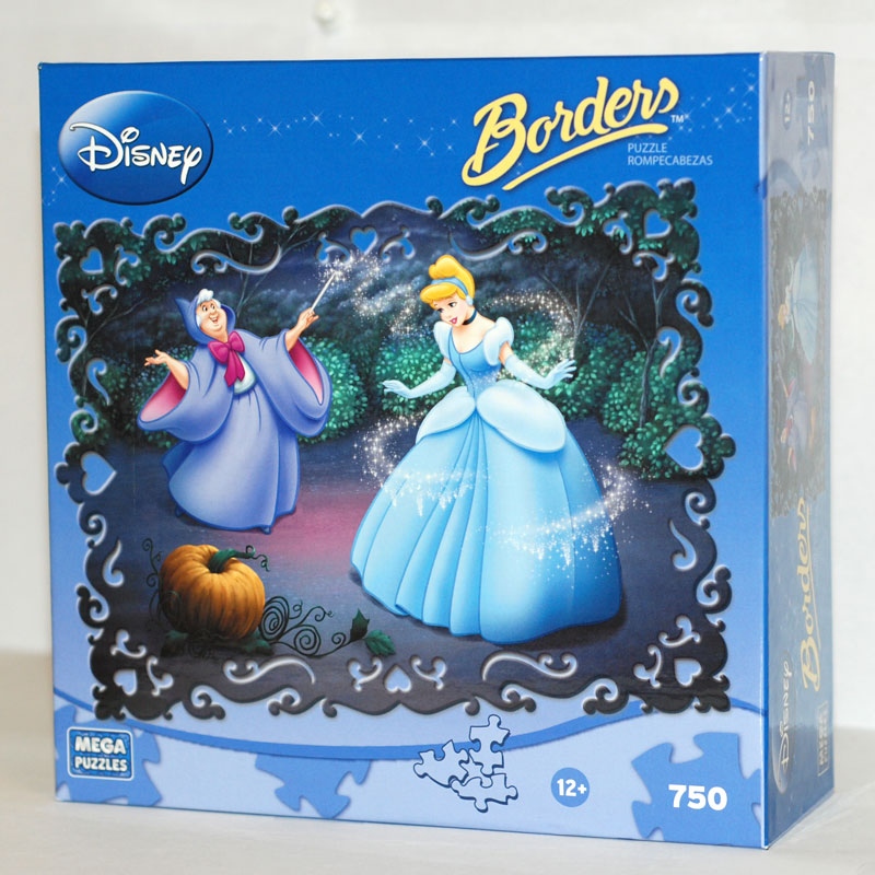 Voordracht regionaal heelal Disney Borders - Cinderella, 750 Pieces, MEGA Puzzles | Puzzle Warehouse