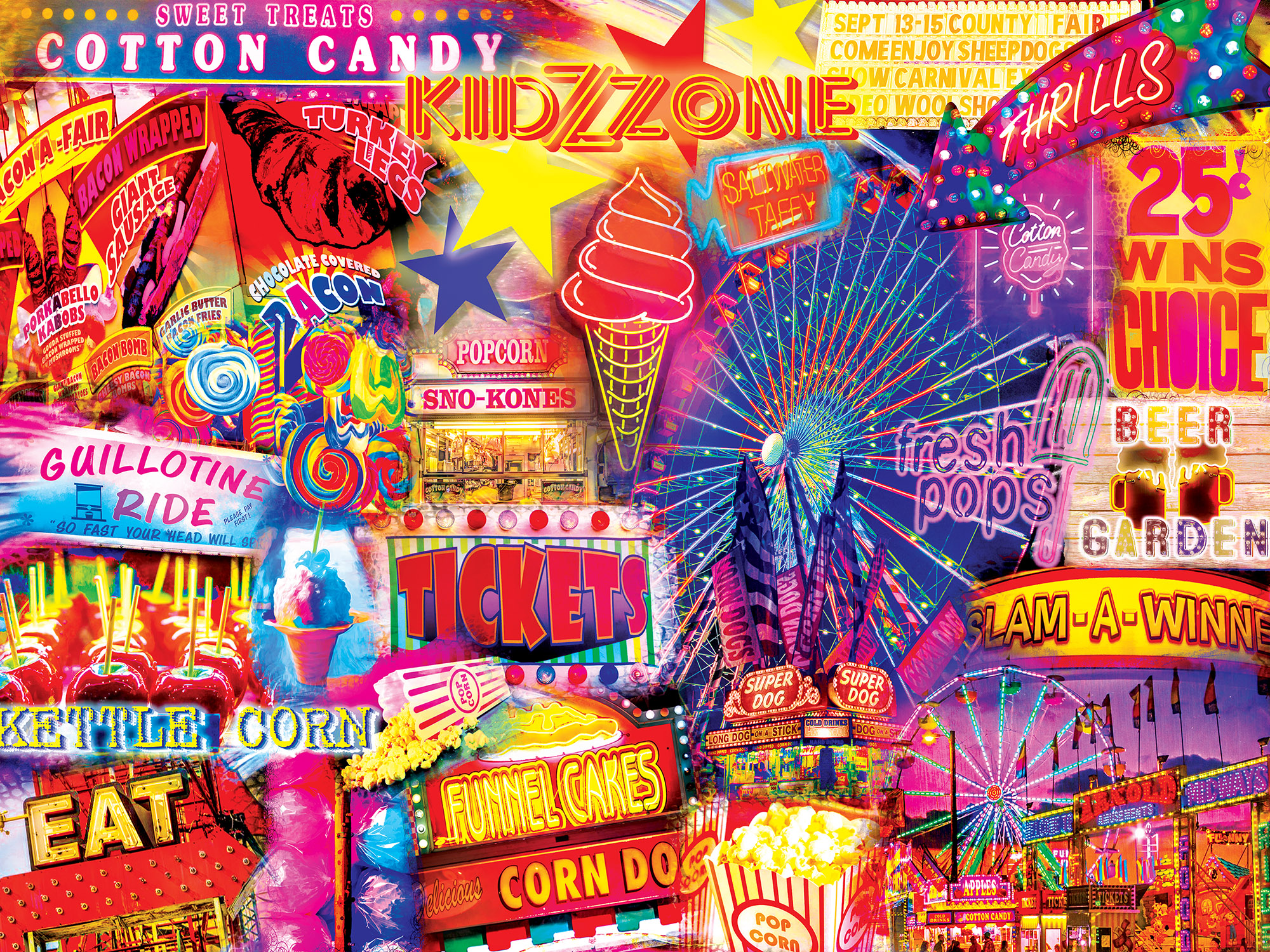 Fairground Nights Food and Drink Jigsaw Puzzle