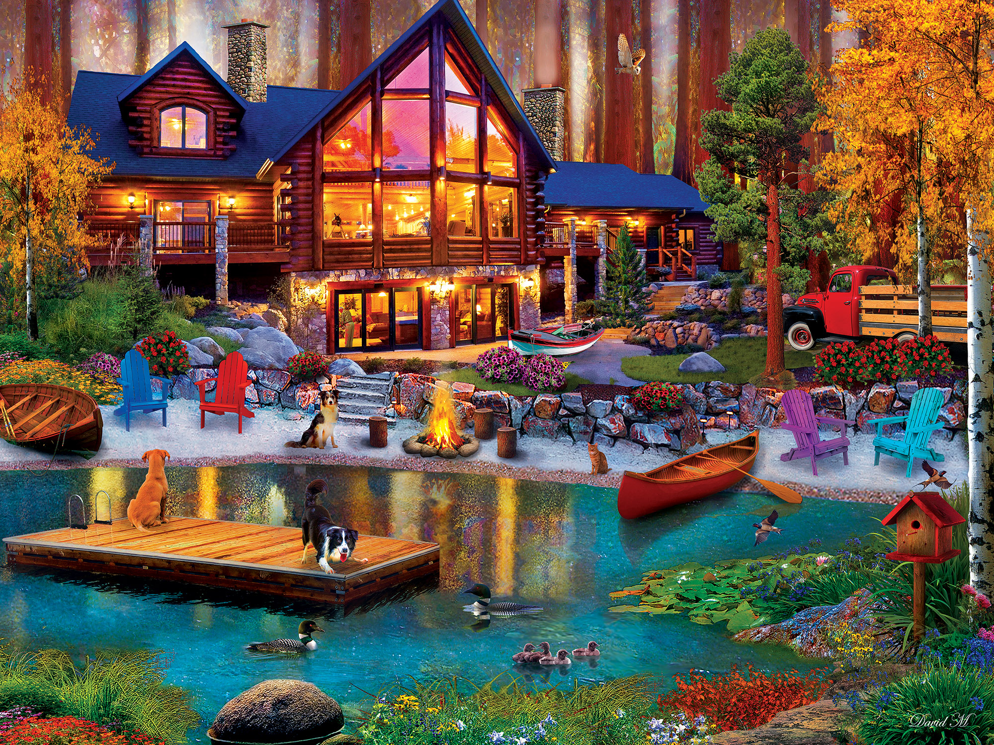 Cabin in the Cove - Scratch and Dent Cabin & Cottage Jigsaw Puzzle