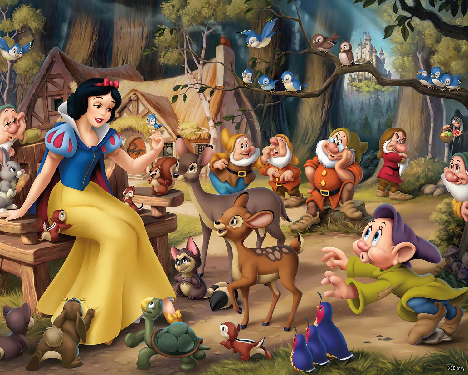 Snow White's Delight Disney Jigsaw Puzzle