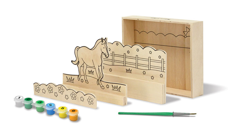 horse paint by numbers melissa and doug puzzle warehouse