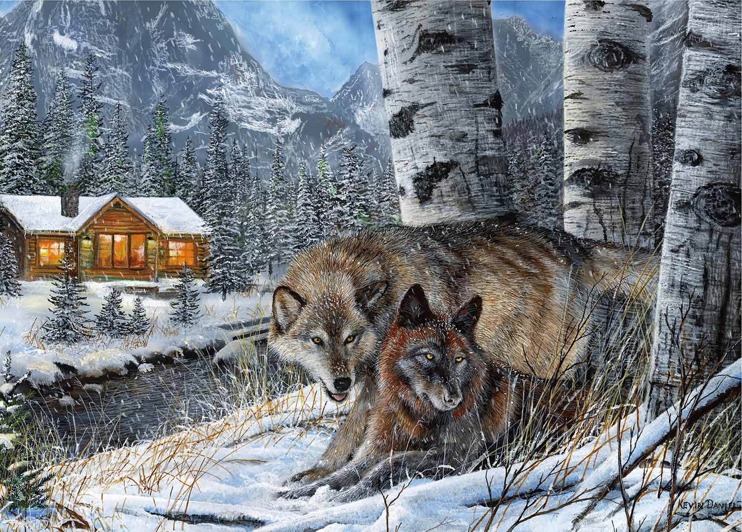 Wolves - KD Wolves Wolf Jigsaw Puzzle