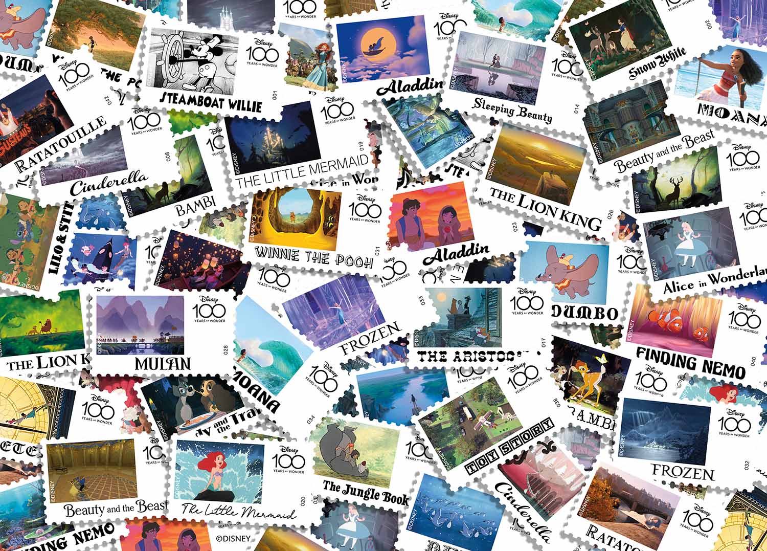 Disney - Disney Stamps Disney Jigsaw Puzzle