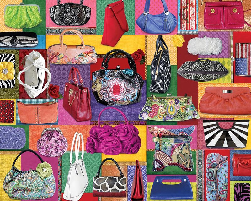 Purses! Purses! Purses!, 1000 Pieces, Springbok | Puzzle Warehouse