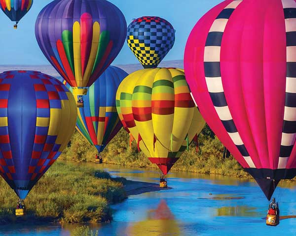 Take Flight Hot Air Balloon Jigsaw Puzzle