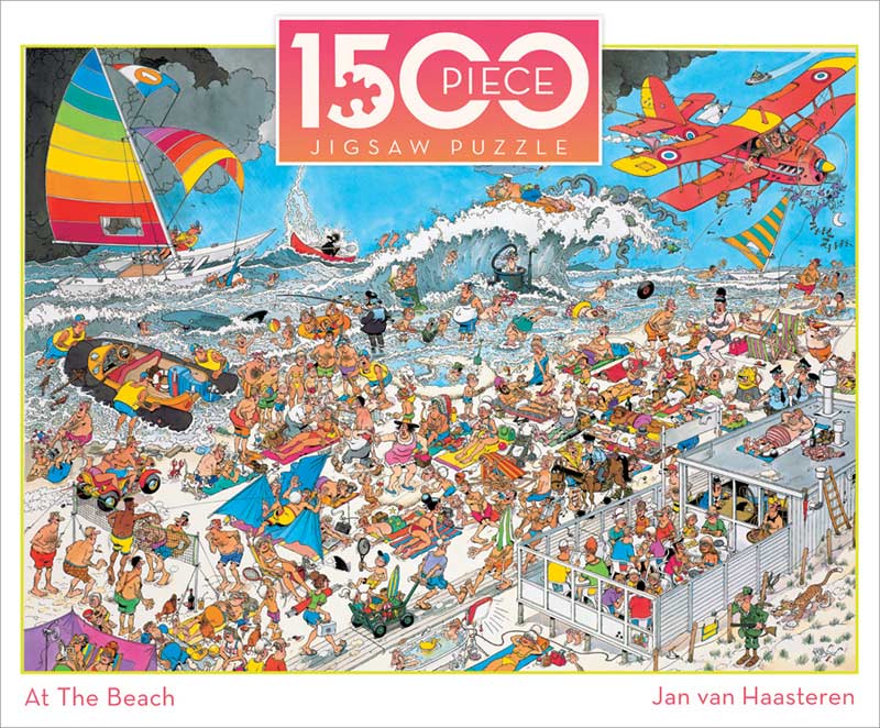 Kleuterschool Niet modieus Paine Gillic Jan van Haasteren - At the Beach - Scratch and Dent, 1500 Pieces, Ceaco |  Puzzle Warehouse
