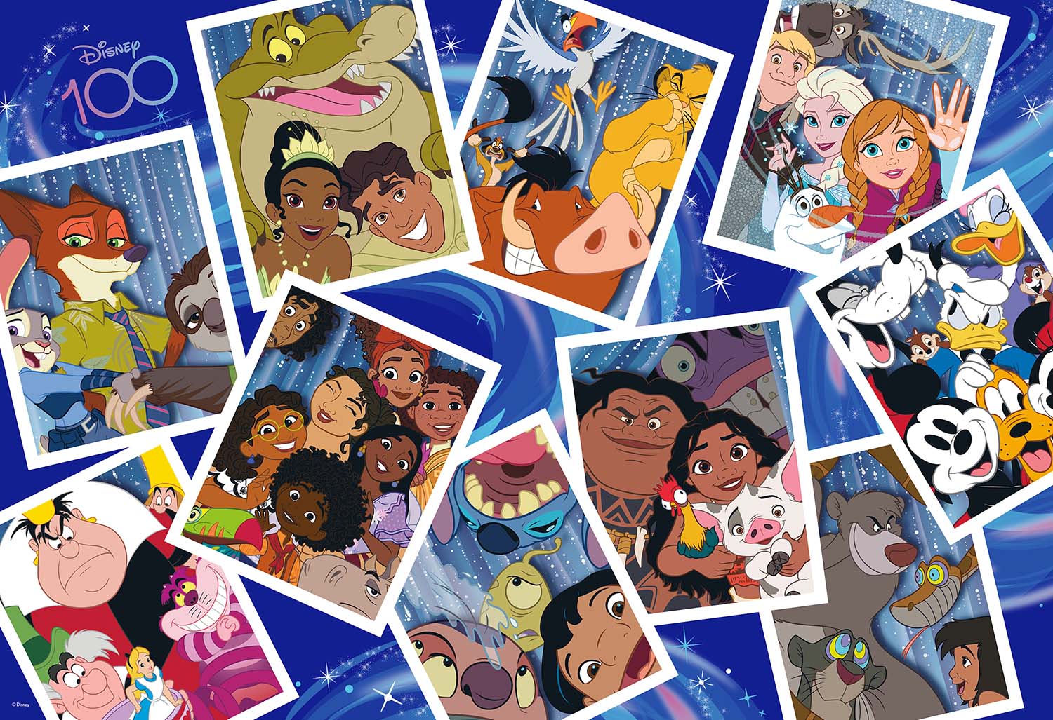 disney pixar characters collage