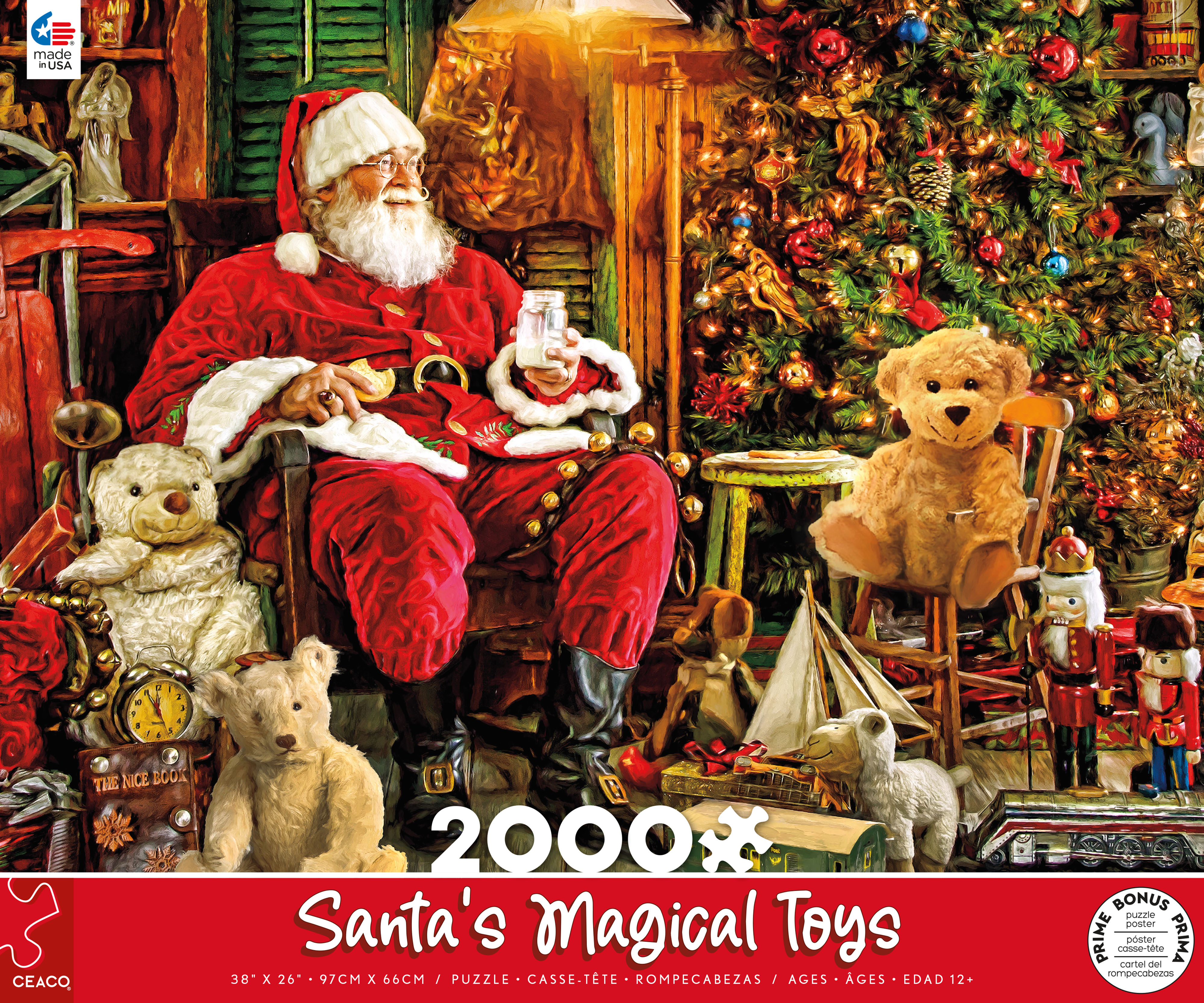 Santa's Magical Toys Christmas Jigsaw Puzzle