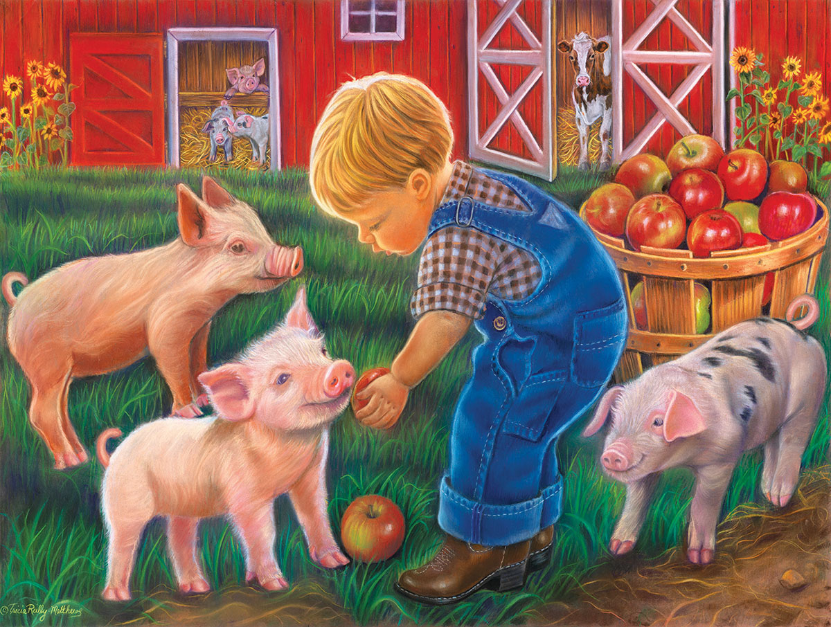 pig farm jigsaw puzzle