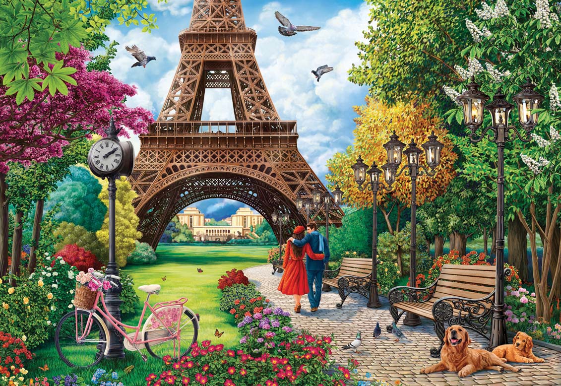 Spring in Paris Landmarks & Monuments Jigsaw Puzzle