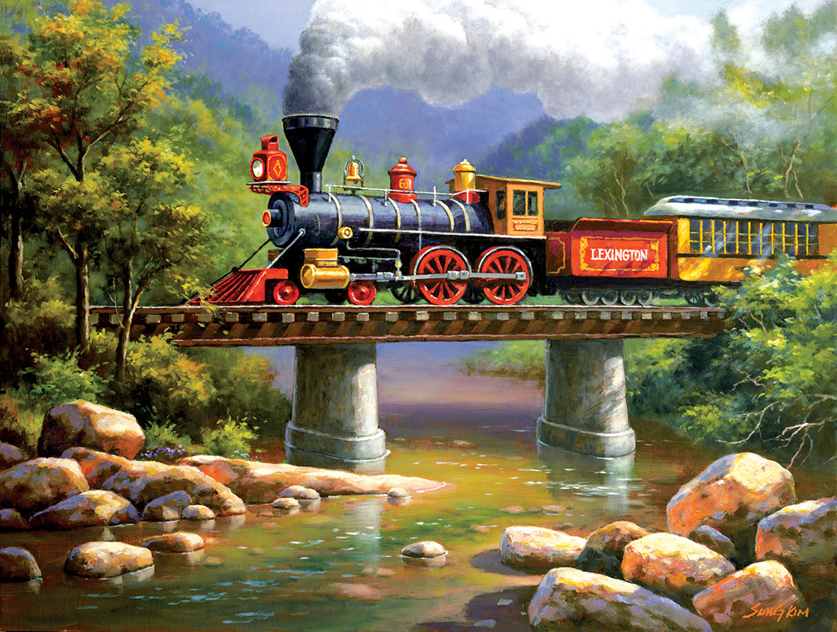 The Lexington Express, 500 Pieces, SunsOut | Puzzle Warehouse