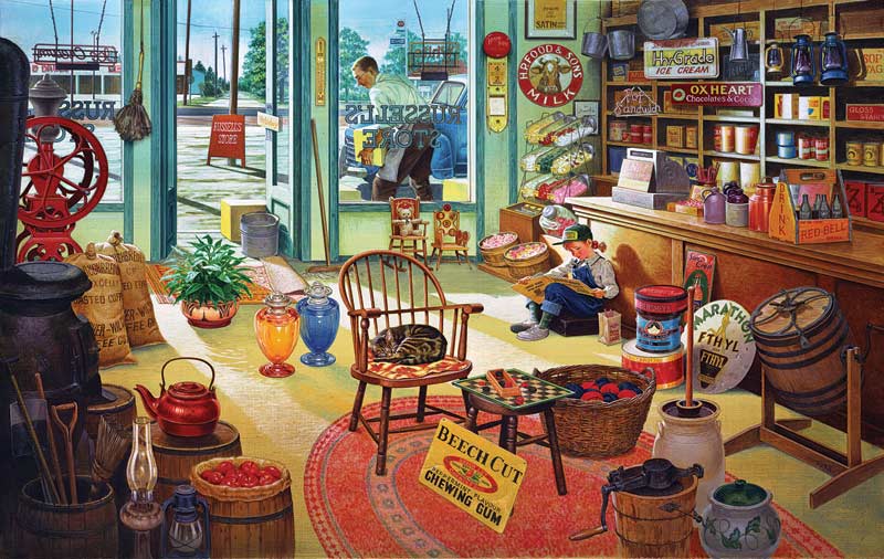 Dormido insulto traducir Russel's General Store, 550 Pieces, SunsOut | Puzzle Warehouse