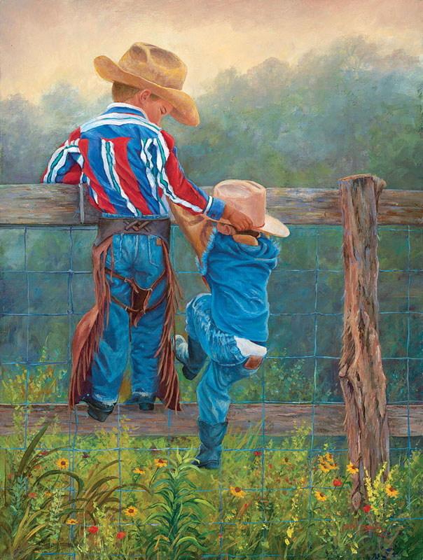 Cowboy Up, 500 Pieces, SunsOut | Puzzle Warehouse