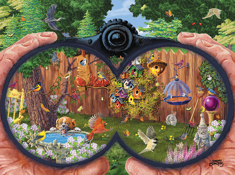 Bird Watching Birds Jigsaw Puzzle