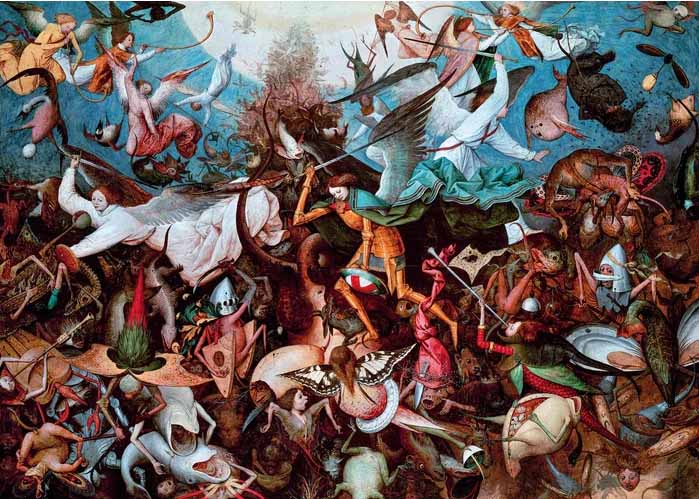 The Fall of the Rebel Angels Fine Art Jigsaw Puzzle