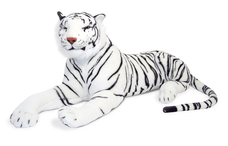 White Tiger - Plush, Melissa and Doug | Puzzle Warehouse