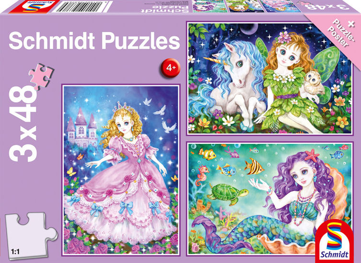 Princess, Fairy and Mermaid Princess Jigsaw Puzzle