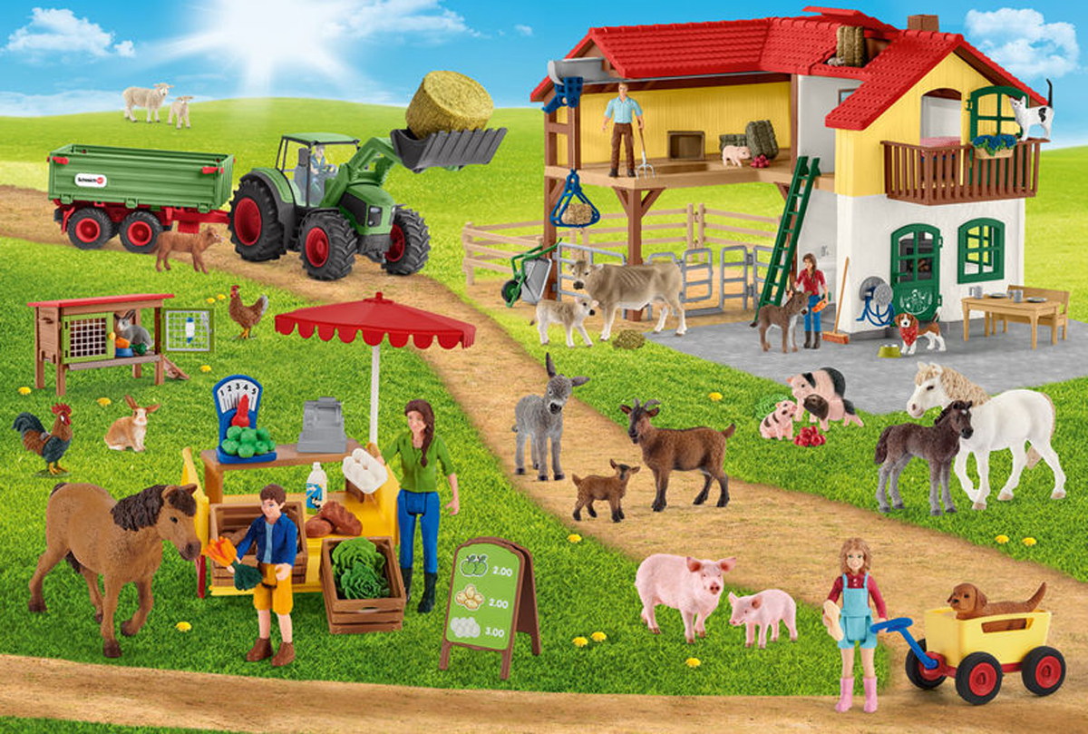 Farm World - Farm and Shop Farm Jigsaw Puzzle