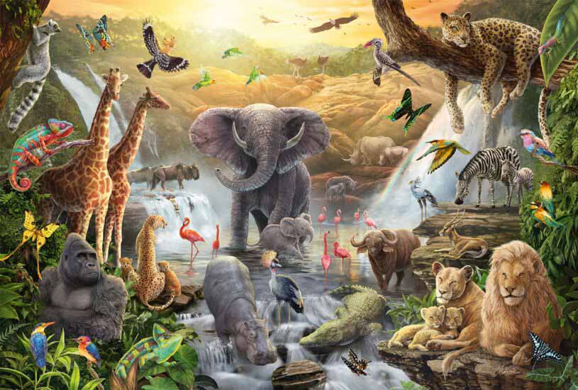 Animals in Africa Animals Jigsaw Puzzle
