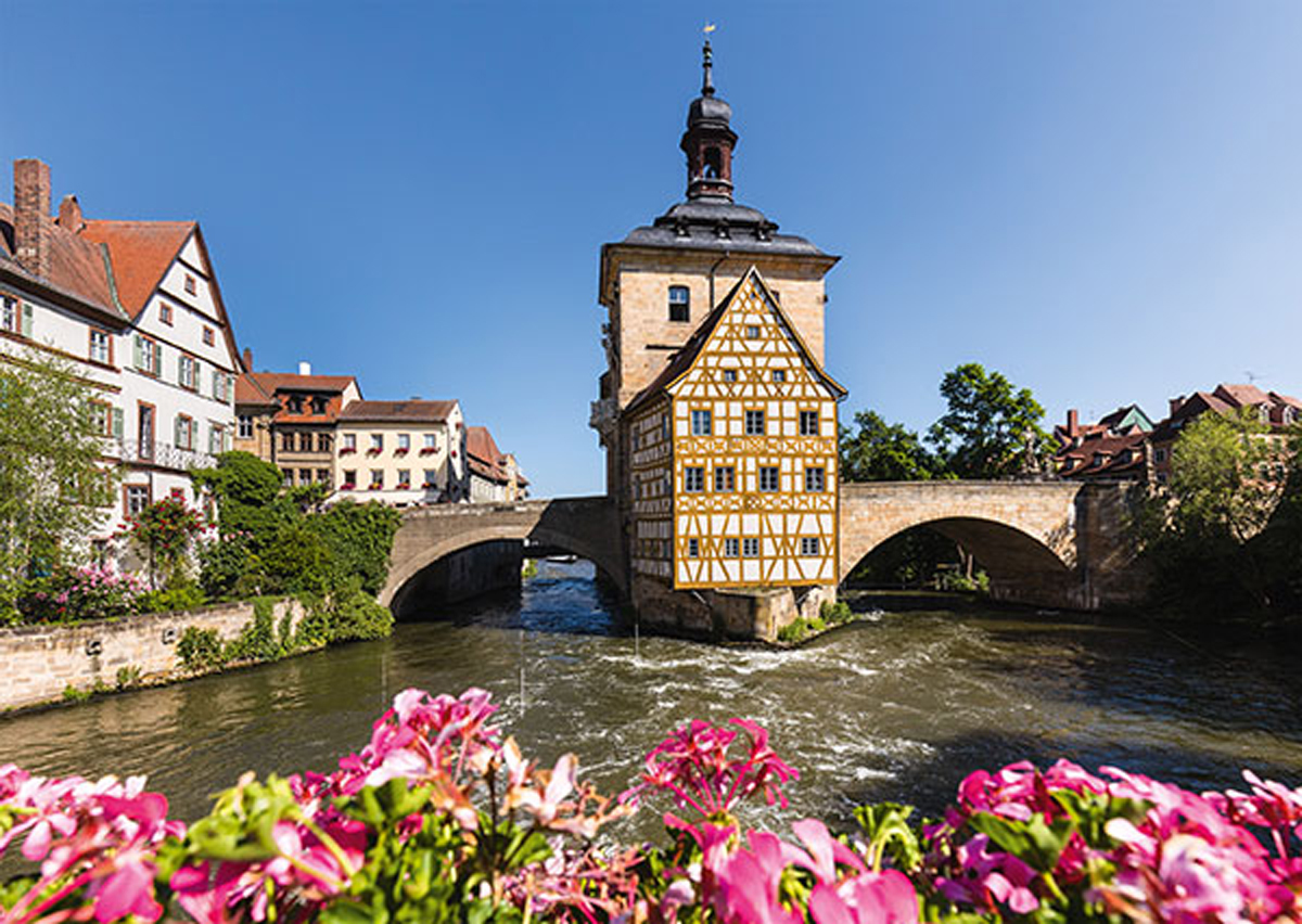 Bamberg, Regnitz and Old Town Hall