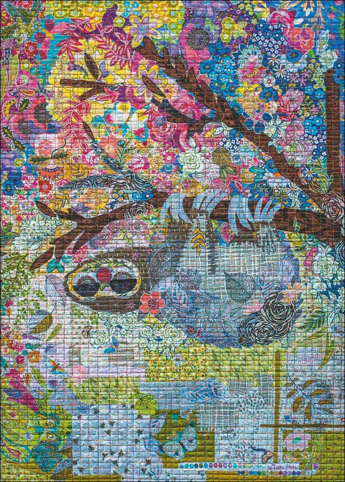 Quilt Art, Sewn Sloth