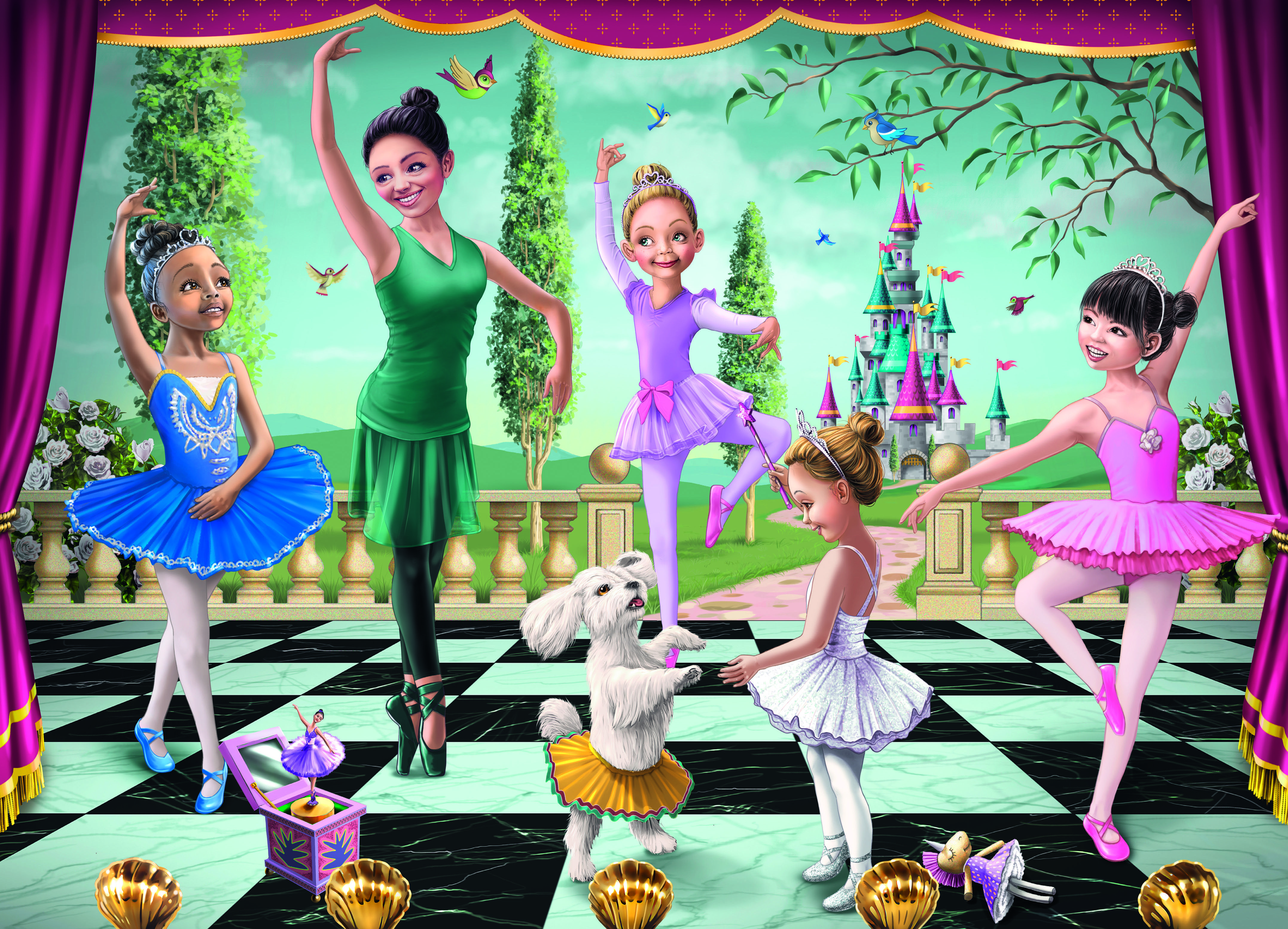 Ballet Rehearsal - Scratch and Dent People Children's Puzzles