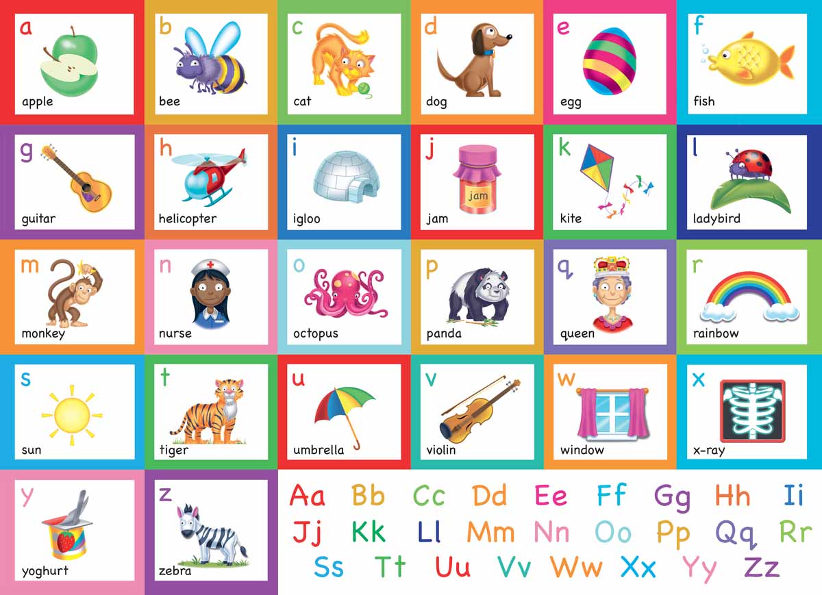 Alphabet Alphabet & Numbers Jigsaw Puzzle