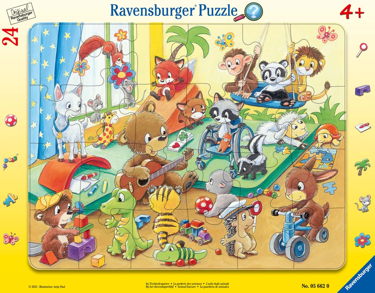 Animal Daycare Animals Jigsaw Puzzle
