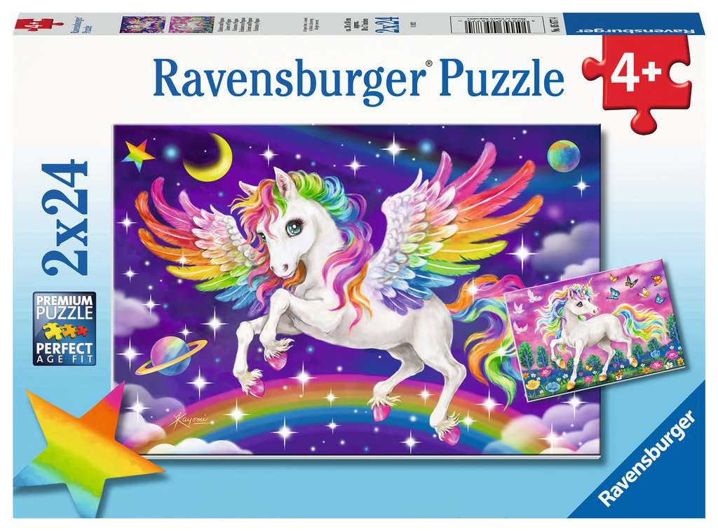 Unicorn and Pegasus Fantasy Jigsaw Puzzle