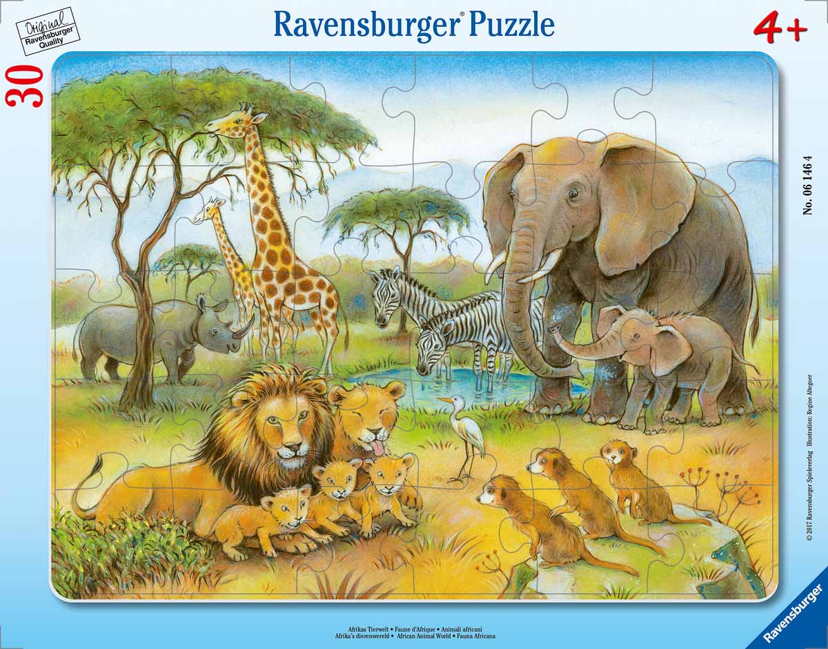 African Animal World Animals Jigsaw Puzzle