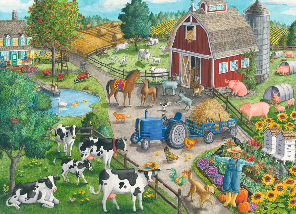 On the farm картинки для детей