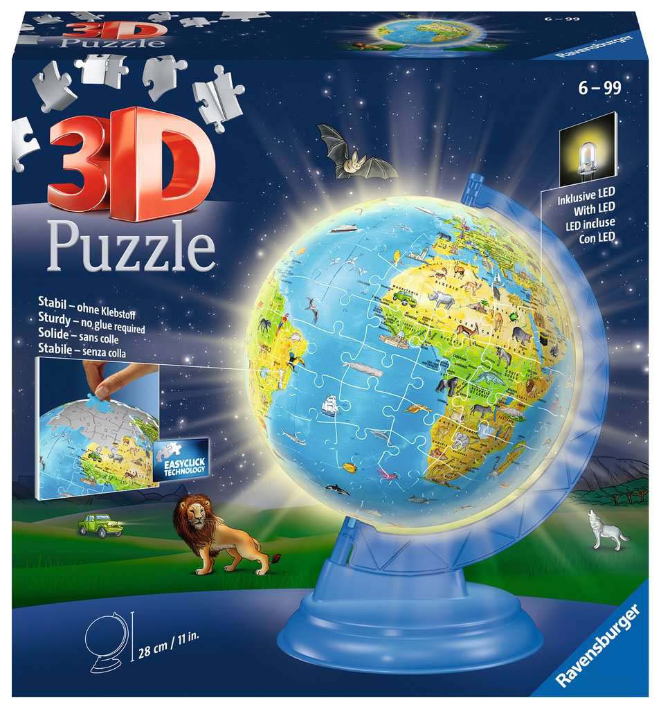 Childrens Globe Night Edition (EN) Maps & Geography Jigsaw Puzzle