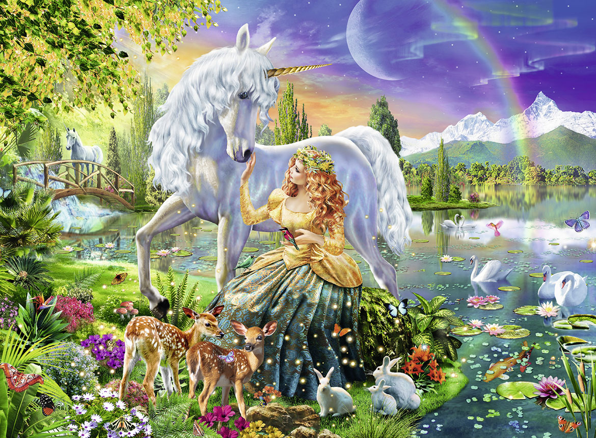 Magic Forest Unicorn Children's Puzzles By Educa
