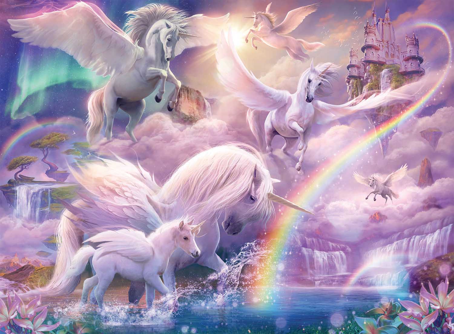Pegasus Unicorns Unicorn Jigsaw Puzzle