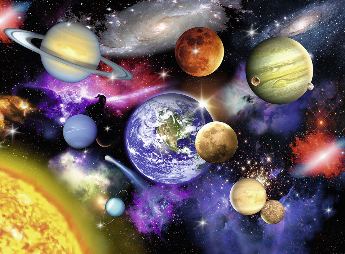 Solar System - Scratch and Dent Space Jigsaw Puzzle